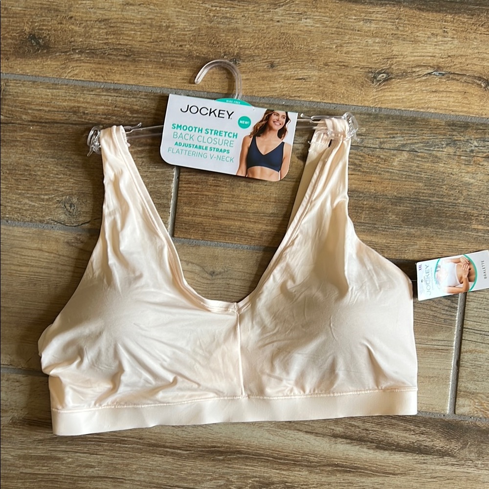 Jockey Women's Cream Smooth Stretch Bra